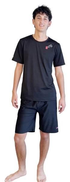 画像11: erg [エルグ] リチャージウェア BK/BK メンズ上下セット (11)