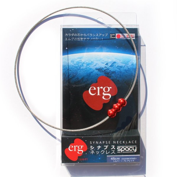 画像2: エルグ 20周年記念 SPACYネックレス＆Rechargeウェア(メンズBK) 特別販売 (2)