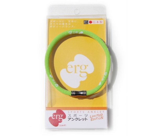 画像5: erg［エルグ］スポーツアンクレット LIMITED EDITION（ライトグリーン） (5)