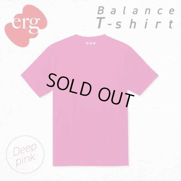 画像2: erg［エルグ］バランスTシャツ（ディープピンク） (2)